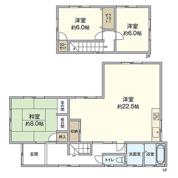 間取りを拡大表示
