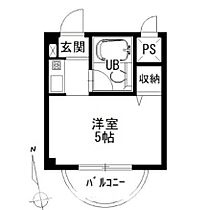 ローズマンション  ｜ 広島県福山市曙町5丁目（賃貸マンション1R・4階・16.20㎡） その2