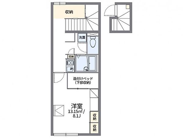 レオパレスはばたけ 206｜広島県福山市駅家町大字万能倉(賃貸アパート1K・2階・28.02㎡)の写真 その2