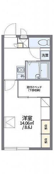 レオパレス青葉台 ｜広島県福山市青葉台2丁目(賃貸アパート1K・2階・23.18㎡)の写真 その2