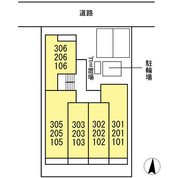 D-room船町 ｜広島県福山市船町(賃貸アパート1R・3階・35.41㎡)の写真 その3