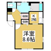 ＹＫリヴェール　B棟  ｜ 長野県塩尻市大字広丘堅石（賃貸アパート1K・1階・29.56㎡） その2