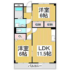 物件の間取り