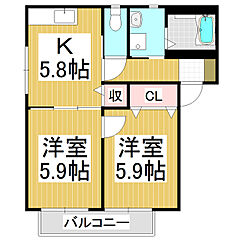 物件の間取り