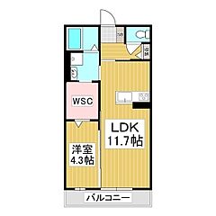 物件の間取り
