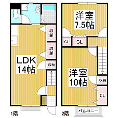 物件の間取り