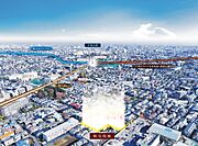 東京メトロ有楽町線・副都心線「平和台駅」ー本地　航空写真