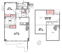 星和菊ヶ丘ハイツ 2SLDKの間取図画像