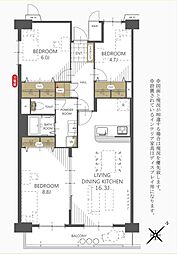 物件画像 東武みよし台サンライトマンションB棟