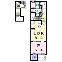 グレースヒルズ 204 ｜ 千葉県流山市長崎2丁目555番地167（賃貸アパート1LDK・2階・38.81㎡） その2