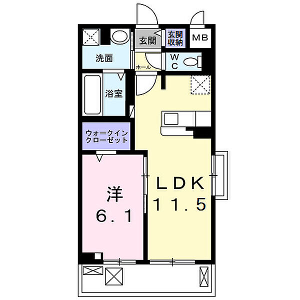 サードコート 301｜千葉県流山市東初石4丁目(賃貸アパート1LDK・3階・42.51㎡)の写真 その2