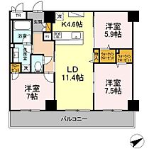 千葉県柏市小青田1丁目6-5（賃貸マンション3LDK・2階・78.88㎡） その1