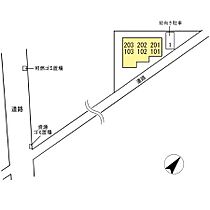 プルミエ 201 ｜ 千葉県柏市中央1丁目10-12（賃貸アパート1K・2階・25.28㎡） その3