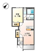 サンマルサン　Ａ  ｜ 千葉県野田市山崎（賃貸アパート1LDK・1階・43.80㎡） その1