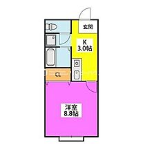 サンロードスI G ｜ 福岡県久留米市津福本町467-7（賃貸マンション1K・2階・29.15㎡） その2