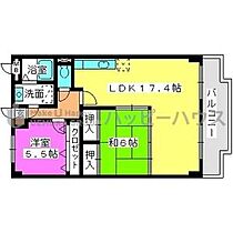 サザンコート・ブティア 307 ｜ 福岡県那珂川市片縄１丁目68（賃貸マンション2LDK・3階・65.27㎡） その2