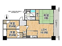 明舞一三団地五六号棟　中古マンション