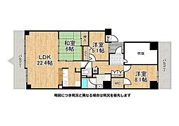 ヴィオス西神2番館 4LDKの間取図画像