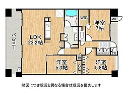 間取図画像 3LDK