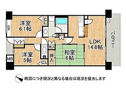 間取図画像 3LDK