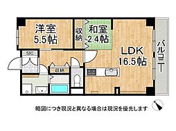 舞子グランドハイツ 1SLDKの間取図画像