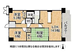 グレーシィ須磨アルテピア2番街 3LDKの間取図画像