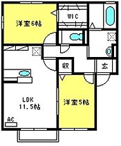 リビングタウン西大宮　I  ｜ 埼玉県さいたま市西区三橋6丁目1658-2（賃貸アパート2LDK・2階・55.44㎡） その2