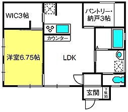 間取図画像 1SLDK