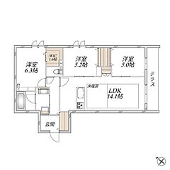 物件の間取り