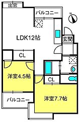 物件の間取り