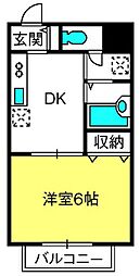 アトレ大宮 1DKの間取図画像