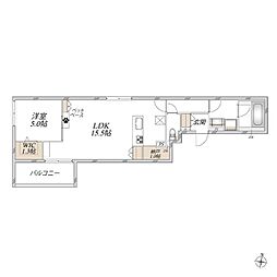 (仮称)新座市大和田メゾン 1LDKの間取図画像