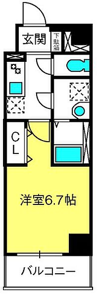 アーバンパーク北浦和 ｜埼玉県さいたま市浦和区北浦和1丁目(賃貸マンション1K・7階・24.15㎡)の写真 その2