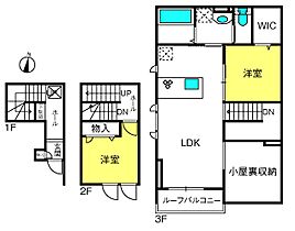 ベアメゾン  ｜ 埼玉県さいたま市大宮区大成町1丁目（賃貸アパート2LDK・2階・62.52㎡） その1