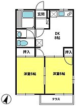 堀の内コーポＡ  ｜ 埼玉県さいたま市大宮区堀の内町1丁目191（賃貸アパート2DK・1階・40.54㎡） その2