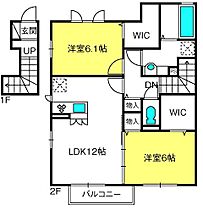 司　A  ｜ 埼玉県上尾市大字小敷谷677-2（賃貸アパート2LDK・2階・65.13㎡） その2