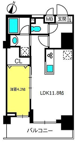 LIBR GRANT 大宮 ｜埼玉県さいたま市大宮区下町2丁目(賃貸マンション1LDK・2階・39.14㎡)の写真 その2