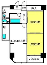 エクレール大宮  ｜ 埼玉県さいたま市中央区上落合8丁目1-20（賃貸マンション2LDK・10階・55.29㎡） その2