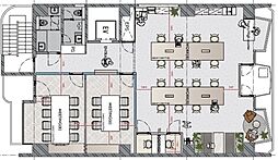 パシフィックスクエア九段南の間取図画像