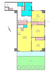 間取図画像 3LDK