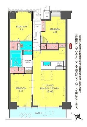 3LDK　内装...