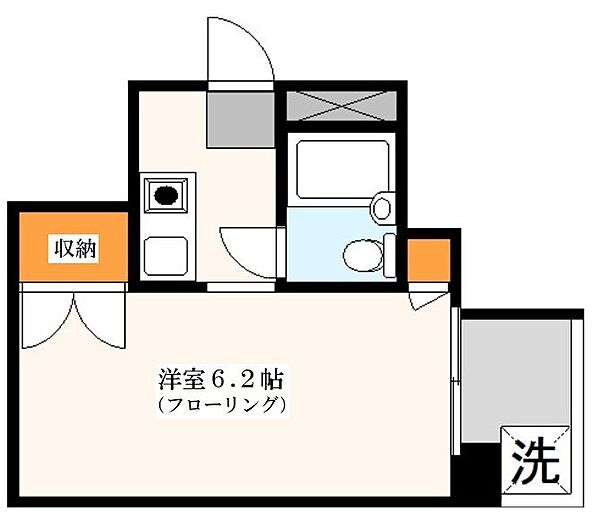 ミティー若林 502｜東京都世田谷区若林５丁目(賃貸マンション1K・5階・17.00㎡)の写真 その2