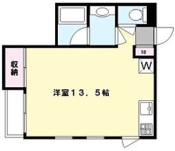 MONT SAINT-LUEUR KYODO(モン・サン・リ ワンルームの間取図画像
