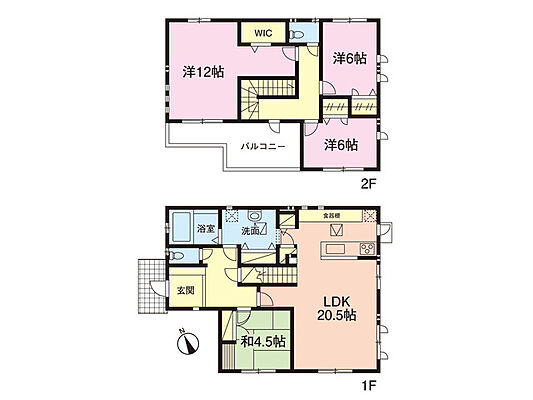 間取り 茨城県龍ヶ崎市　中古戸建