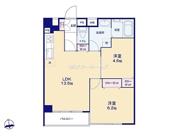 間取りを拡大表示