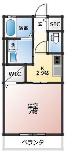 ネージュ百合ケ丘 201｜茨城県守谷市百合ケ丘3丁目(賃貸アパート1K・2階・27.20㎡)の写真 その2