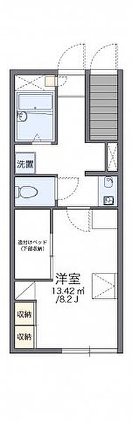 レオパレスロッソピアンコ 102｜茨城県取手市新取手3丁目(賃貸アパート1K・1階・23.71㎡)の写真 その2