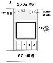 レオパレスみらい平II 202 ｜ 茨城県つくばみらい市紫峰ヶ丘1丁目6-3（賃貸アパート1K・2階・28.02㎡） その3