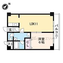 滋賀県大津市今堅田２丁目（賃貸アパート1LDK・3階・39.68㎡） その2