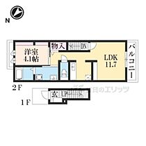 滋賀県米原市梅ケ原（賃貸アパート1LDK・2階・40.09㎡） その2